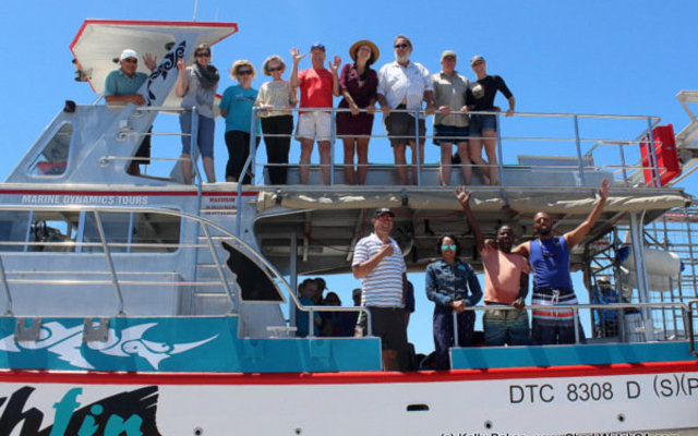 Marine Dynamics hosted Minister of Tourism, Derek Hanekom (Image courtesy of Marine Dynamics)